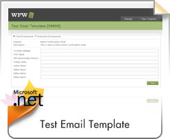 WFW, Test Email Template