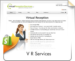 Shopify, Virtual Reception Services