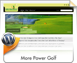 Wordpress, More Power Golf