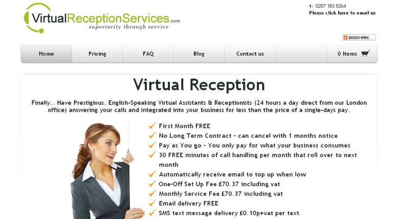 Virtual Reception Services